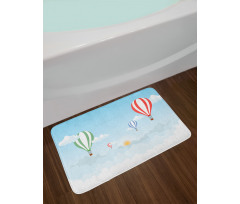 Over Cloud Vehicles Bath Mat