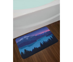 Mountain Hills Forest Bath Mat