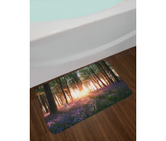 Sunrise Woods in Spring Bath Mat