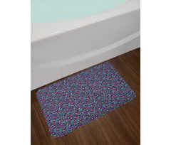 Springtime Floral Filed Art Bath Mat