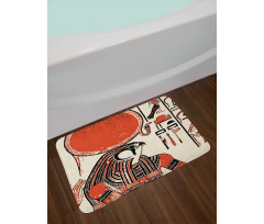 Old Language Bath Mat