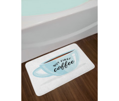 Single Cup Image Bath Mat