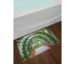 Flower Arches Plants Bath Mat