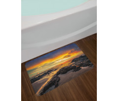 Majestic Sunrise Sky Bath Mat