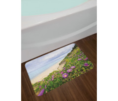 Aegean Sea with Blooming Bath Mat