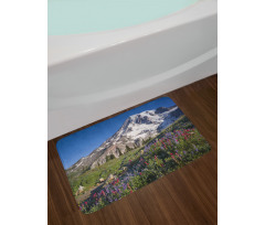 Spring Mt. Rainier Photo Bath Mat