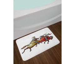 Middle Age Knights Bath Mat