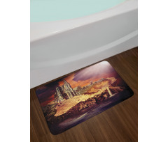 Fantasy Castle Village Bath Mat