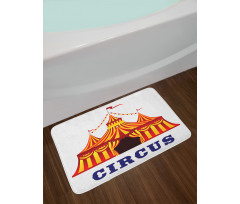 Old Fashioned Retro Tent Bath Mat