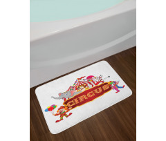 Nostalgic Circus Tent Bath Mat