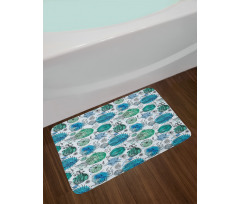 Drawings of Organisms Bath Mat