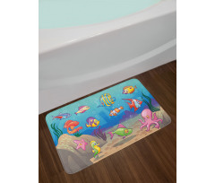 Colorful Under Sea Bath Mat