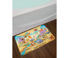 Nature Beasts Hippo Bath Mat