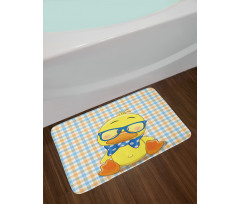 Hipster Boho Cool Duck Bath Mat