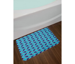 Cartoon Style Big Mammal Bath Mat