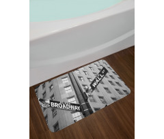 Broadway NYC Photo Bath Mat