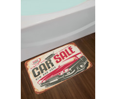 America Car Sale Sign Bath Mat