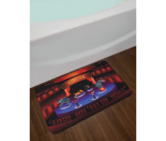 Pattern of Show Time Stage Bath Mat