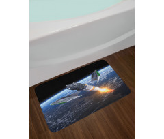 Spacecraft Cosmos Bath Mat