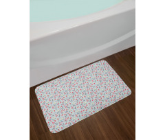 Buoy Anchor Ship Heart Bath Mat