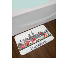 Travel Spots Holland City Bath Mat