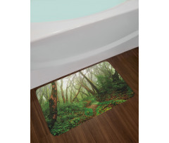 Exotic Jungle Forest Bath Mat