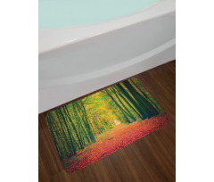 Warm Autumn Dramatic Road Bath Mat