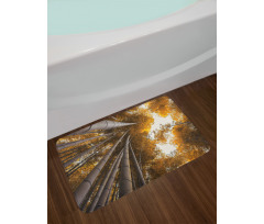 Fall Landscape Bamboo Bath Mat