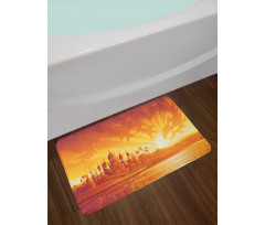 Orange City Sky Palace Bath Mat