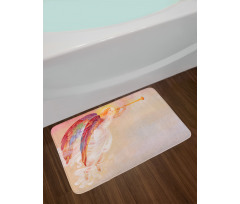 Flask Wings Theme Bath Mat