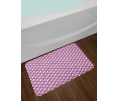 Graphic Flowers Clutter Bath Mat