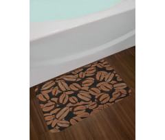 Graphic Image of Beans Seeds Bath Mat