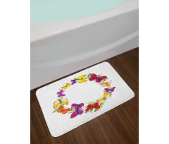 Butterfly with Herbs Bath Mat