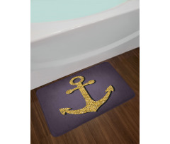 Anchor Pattern Tranquil Bath Mat
