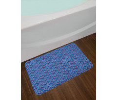 Ancient Geometry Art Bath Mat