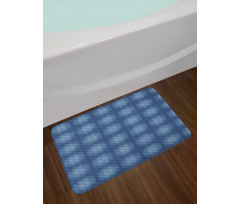 Curvy Buta Motifs Art Bath Mat