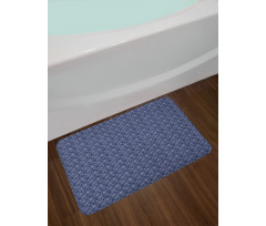 Sketch Style Motifs Bath Mat