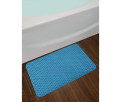 Curlicue Symmetry Art Bath Mat