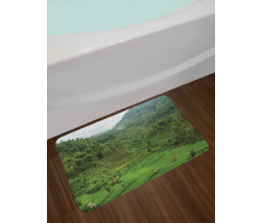 Rice Paddies Bath Mat