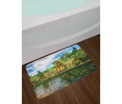 Oriental Fish Lake Sea Bath Mat