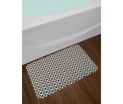 Ethnic Style Rhombuses Bath Mat