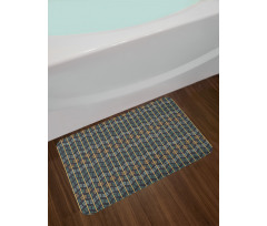 Nature Inspired Shapes Bath Mat