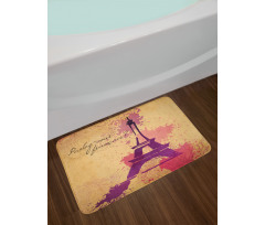 Pastel Splash Retro Bath Mat