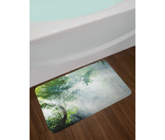 Sunbeams Shadows Idyllic Bath Mat