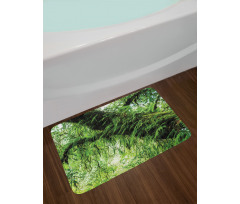 Idyllic Spring Jungle Bath Mat