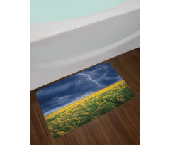 Thunder Bolt Rural Field Bath Mat