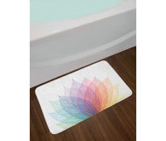 Delicate Leaves Art Bath Mat