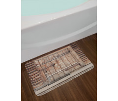 Timber Door Log House Bath Mat