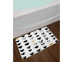 Small Heart Hipster Bath Mat