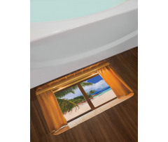 Tropical Exotic Seashore View Bath Mat